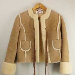 1970's Suede Shearling Lined Jacket